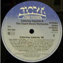 Alithestereo Caterina Valente & The Count Basie Orchestra* Arranged & Conducted By Thad Jones – Caterina Valente '86 & The Count Basie Orchestra Jaz Vinly Plak Alithestereo