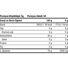 Protein World Glutamine Delight 250 gr 50 Porsiyon Limon Aromalı