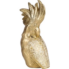 Le Atölye Gold Işlemeli Papağan Dekor 26CM