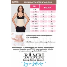 DC Göbek ve Simit Bölgesi Inceltici Sıkılaştırıcı Şekillendirici 7 Çelik Balenli Askılı Latex Korse