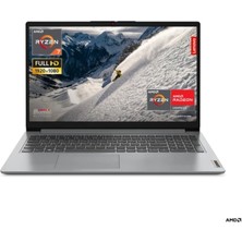 Lenovo Ideapad 1 Amd Ryzen 7 5700U 24GB 512GB SSD Freedos 15.6" Fhd Taşınabilir Bilgisayar 82R4006FTR