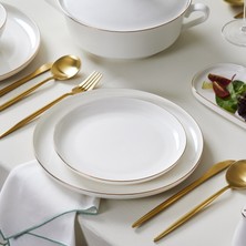 Karaca Red Carpet Collection Stream Bone Favaro 60 Parça 12 Kişilik Yemek Takımı Gold