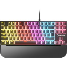 Gamepower Suki Tkl Mekanik Red Outemu Switch Puding Keycaps Türkçe Q USB Gaming Klavye