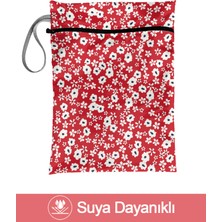 Bunnybons Çıtır Çiçek - Islak/Kuru Kirli Temiz Kıyafet Mayo Bebek Çamaşır Çantası - Sıvı Geçirmez