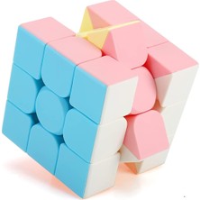 Toyaş 2 Adet Speed Cupe Rubik Küp Zeka Küpü 3x3 Hız Küpü,fidget Oyuncak Seyahat Zeka Oyunu Pastel Renk ve Klasik