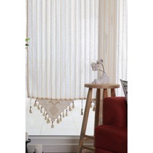 Buldan Concept Buldan Çizgili Tül PERDE160X170CM