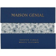 Maison Genial Luxury Sophistic Gold Mavi Mum Büyük Boy 290G