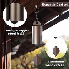 Hermoso Derin Rezonans Serenity Bell Rüzgar Çanı, Benzersiz Düşük Tonlu Rüzgar Çanları (Yurt Dışından)