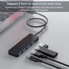 Hermoso 4 Bağlantı Noktalı USB Hub, USB 3.0 Hub USB Ayırıcı Dizüstü Bilgisayar Için USB Genişletici (Yurt Dışından)