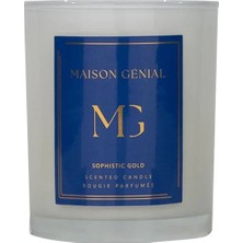 Maison Genial Luxury Sophistic Gold Mavi Mum Orta Boy 210G