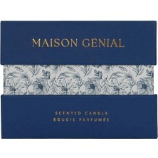 Maison Genial Luxury Sophistic Gold Mavi Mum Orta Boy 210G