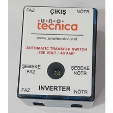 Uno Tecnica Transfer SWITCH-220V Şebeke Ayırıcı