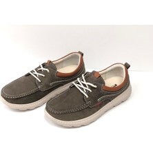 Kafkaslar Ayakkabı Tam Deri Hafif Taban Erkek Günlük Tımberland Model Ayakkabı