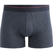 Erkek Likralı Pamuklu Boxer Özel Hijyenik Ambalajlı 3'lü Paket