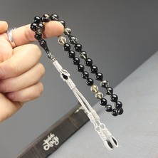 Tesbih Otağı Kazaz Püsküllü Küre Kesim Ateş Kehribar Tesbih (Sertifikalı)