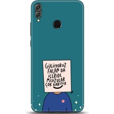 Noprin Huawei Honor 8x Kılıf Hd Baskılı Kılıf - Followed Institution 0552
