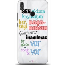 Noprin Huawei Honor 8x Kılıf Hd Baskılı Kılıf - Followed Institution 0028
