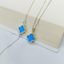 Usho Jewelry 14 Ayar Altın Van Cleef Takım