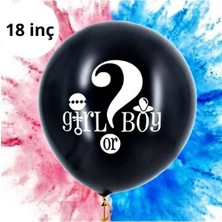 Tinky Winky Pembe Konfetili Pullu Cinsiyet Belirleme Partisi Balonu Gırl Or Boy Kız Mı Erkek Mi 18 Inç