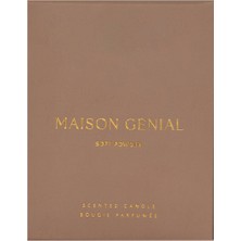 Maison Genial Classic Soft Powder Kahverengi Mum Büyük Boy 290G