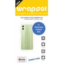 Wrapsol Samsung Galaxy A05 Arka ve Yan Koruyucu Poliüretan Film