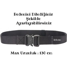 Çantachım Plastik Tokalı Taktikal Tarz Klipsli Kemer