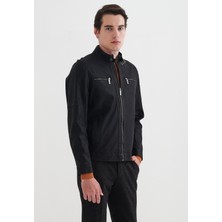 Pierre Cardin Erkek Suni Deri Ceket