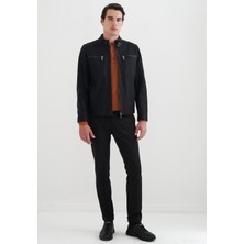 Pierre Cardin Erkek Suni Deri Ceket