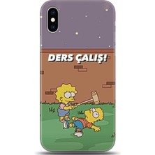 Noprin Apple iPhone Xs Kılıf Hd Baskılı Kılıf - Followed Institution 0664