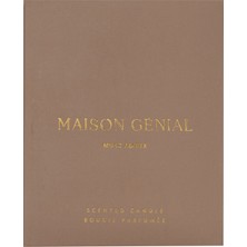 Maison Genial Classic Musk Amber Kahverengi Mum Orta Boy 210G