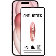 Case World Apple iPhone 15 Tam Kaplayan Anti Statik Kırılmayan Seramik Nano Esnek Ekran Koruyucu Cam