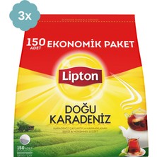 Lipton Doğu Karadeniz Bergamotlu Demlik Çay 150'li x 3 Adet