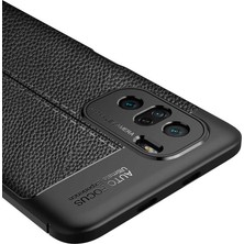 Prolysus Xiaomi Redmi K40 Kılıf Deri Desenli En Kaliteli Silikon Kılıf