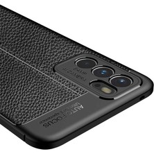 Prolysus Oppo Reno6 4g Kılıf Deri Desenli En Kaliteli Silikon Kılıf