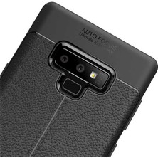 Prolysus Samsung Galaxy Note 9 Kılıf Deri Desenli En Kaliteli Silikon Kılıf