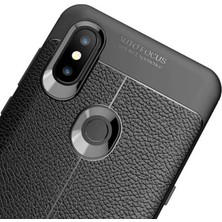 Prolysus Xiaomi Mi Mix 3 Kılıf Deri Desenli En Kaliteli Silikon Kılıf