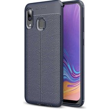 Prolysus Samsung Galaxy A30 Kılıf Deri Desenli En Kaliteli Silikon Kılıf