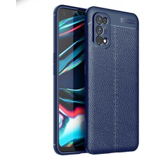 Prolysus Realme 7 Pro Kılıf Deri Desenli En Kaliteli Silikon Kılıf