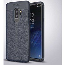 Prolysus Samsung Galaxy S9 Plus Kılıf Deri Desenli En Kaliteli Silikon Kılıf