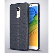 Prolysus Xiaomi Redmi 5 Plus Kılıf Deri Desenli En Kaliteli Silikon Kılıf