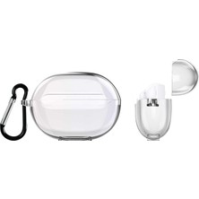 Nanospace Huawei Freebuds 5i Için Yumuşak Kancalı Silikon Şeffaf Kılıf