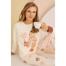 Sevim 13977 Bayan Baskılı Pijama Takım