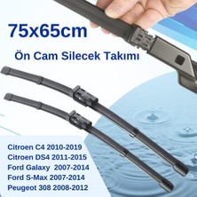 Silbak Ön Cam Silecek Takımı Citroen Ford Peugeot 75X65CM