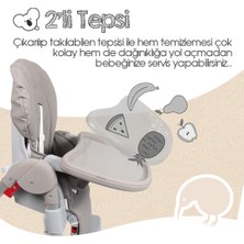 Kiwi Koala All In One Katlanır Tekerlekli Minderli Lüks Mama Sandalyesi