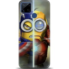 Noprin Realme C15 Kılıf Hd Baskılı Kılıf - Followed Institution 0597
