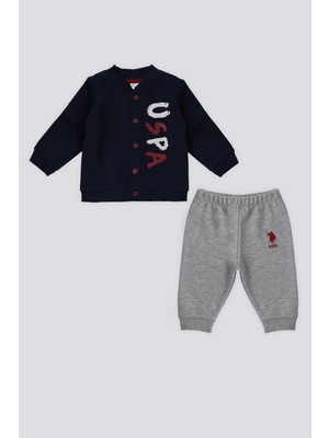 U.S. Polo Assn. Erkek Bebek Lacivert 2'li Takım