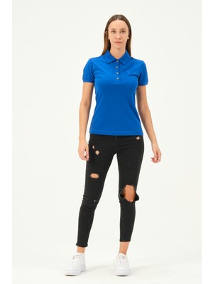 Msw Kadın Regular Fit Polo Yaka Tshirt