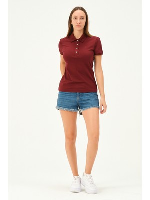 Msw Kadın Regular Fit Polo Yaka T-Shirt