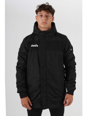 Diadora Forza Anorak Uzun Mont Siyah