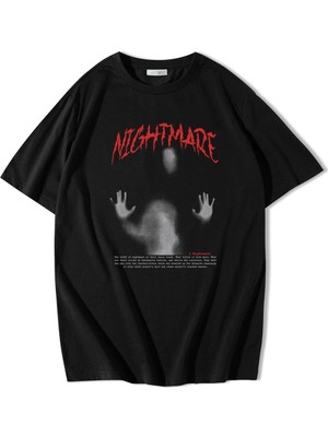 BRZ Collection Oversize Unisex Nightmare T-Shirt